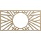 Ekena Millwork Hoover Wood Fretwork Pierced Ceiling Medallion, Hickory, 32"W x 16"H x 11 7/8"ID x 1/4"T CMWP32X16X0250HOHI - alternate 1